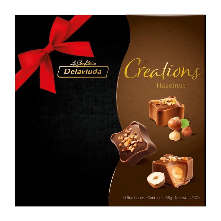Delaviuda Bombones Creations Avellana 180g - Sabores Market