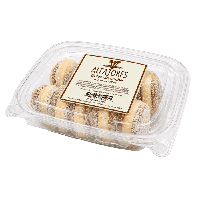 Delvys Foods Alfajores Dulce de Leche 8 Und - Sabores Market