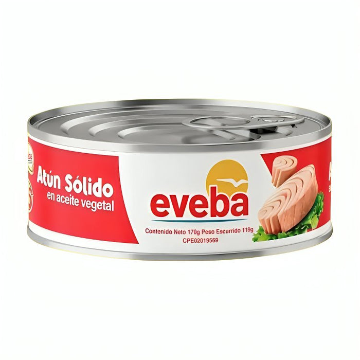 Eveba Atún Sólido En Aceite Vegetal 119g - Sabores Market