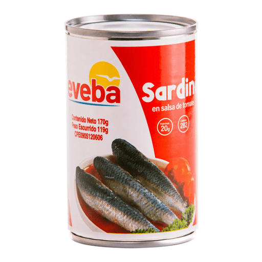 Eveba Sardina en Salsa de Tomate 170g - Sabores Market