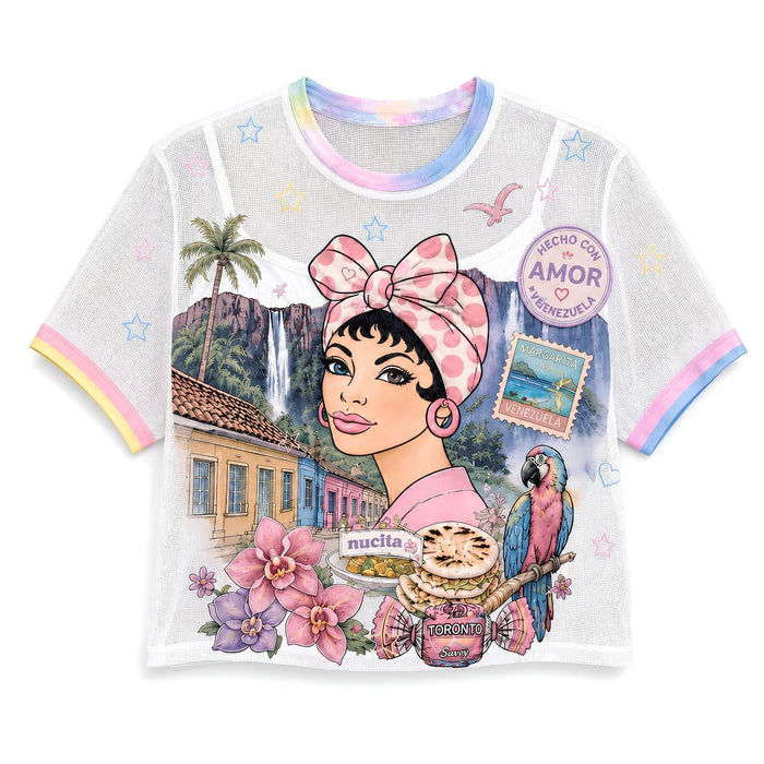 Franela Mesh Venezolana - Talla Unica - Sabores Market