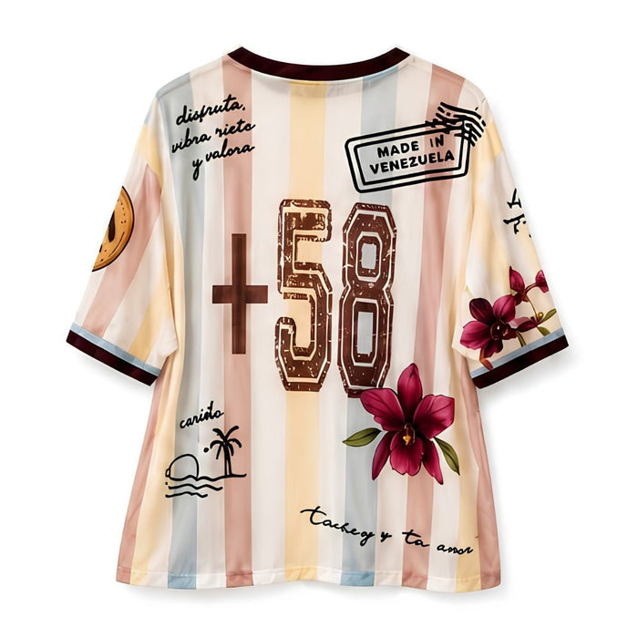 Franela Mesh Venezolana - Talla Unica - Sabores Market
