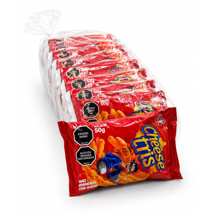Frito Lay Cheese Tris - Display de 12 Und x 50g - Sabores Market