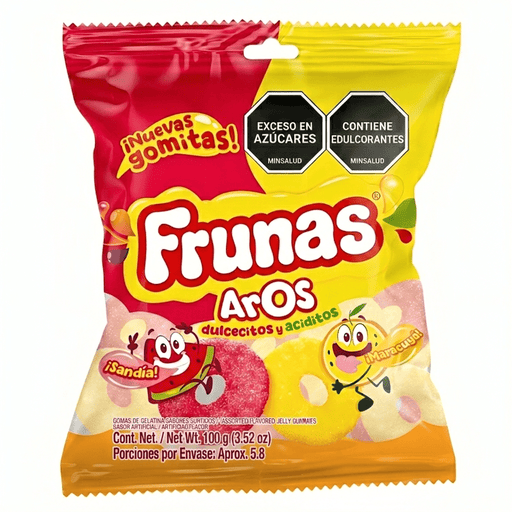 Frunas Aros Sandia y Maracuya 100gr - Sabores Market