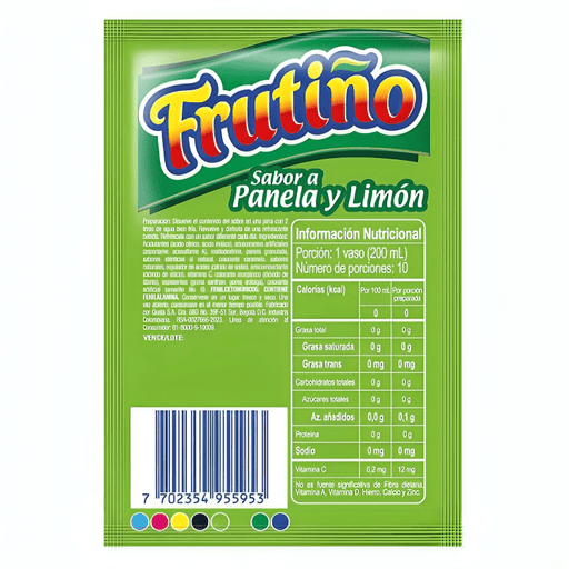Frutiño Panela Limón - Sabores Market