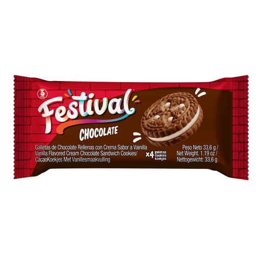 Galleta Festival Chocolate 33.6g - Sabores Market