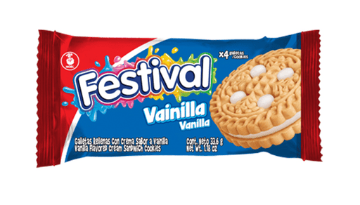 Galleta Festival Vainilla 33.6g - Sabores Market