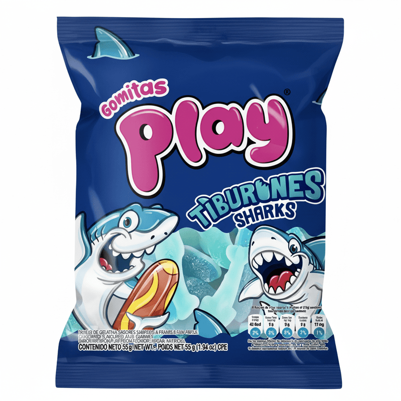 Gomitas Play Tiburones Shark 55g - Sabores Market