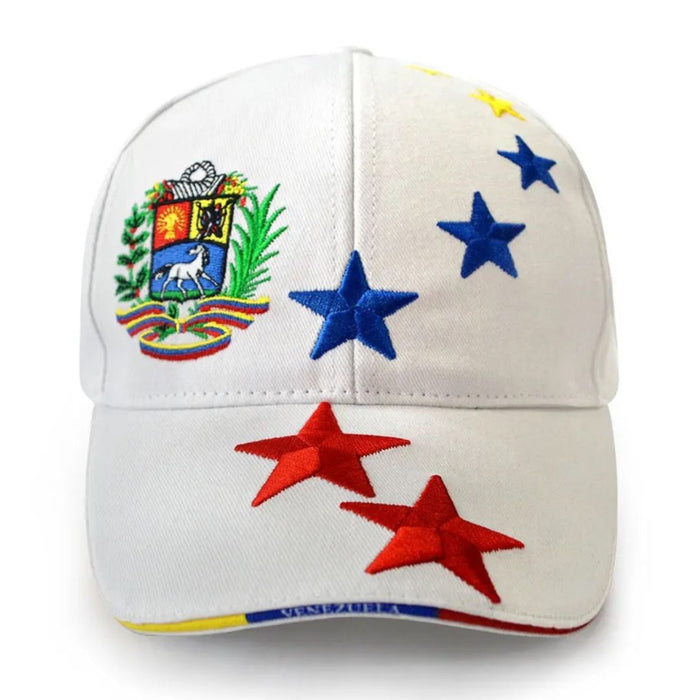 Gorra de Venezuela Blanca 7 Estrellas - Sabores Market