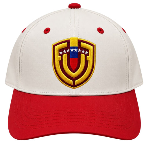 Gorra Vinotinto Blanca y Roja - Sabores Market
