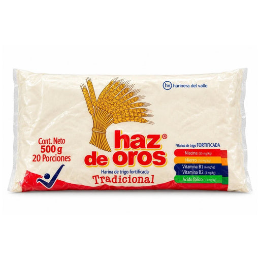 Haz de oros Mezcla de Harina Tradicional 500g - Sabores Market