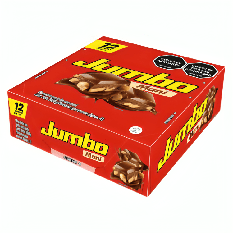 Jumbo Peanut - 12 Unidades - Sabores Market