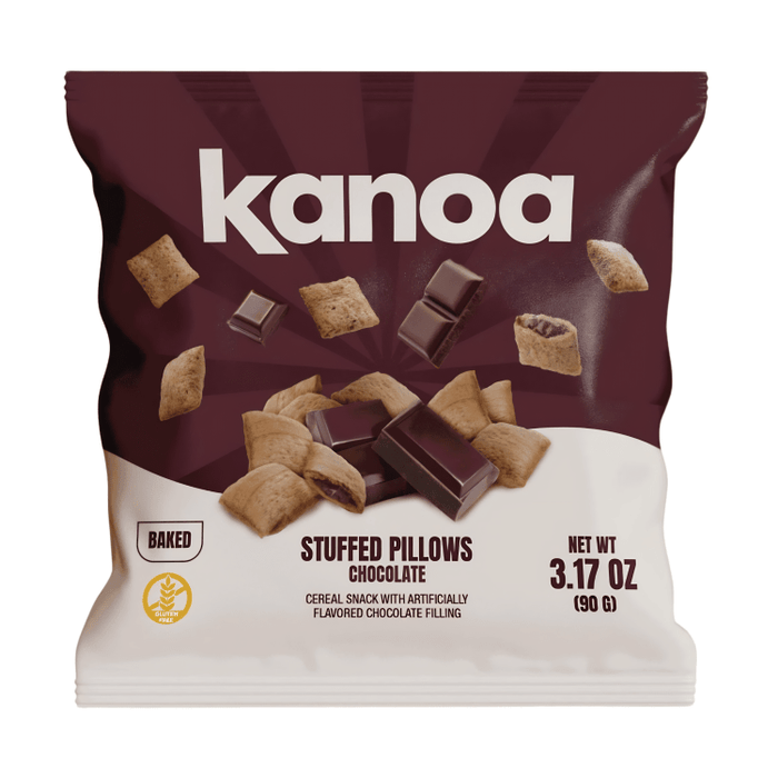 Kanoa Cereal Relleno de chocolate 90g - Sabores Market