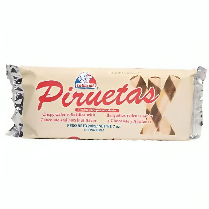 LeBiscuit Piruetas - 15 Unidades - Sabores Market