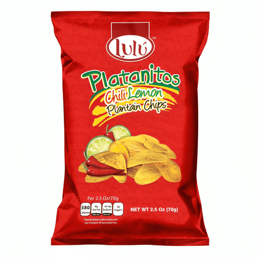 Lulu Platanitos con Chile y Limon 70g - Sabores Market