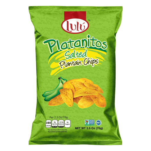 Lulu Platanitos ligeramente salados 70g - Sabores Market
