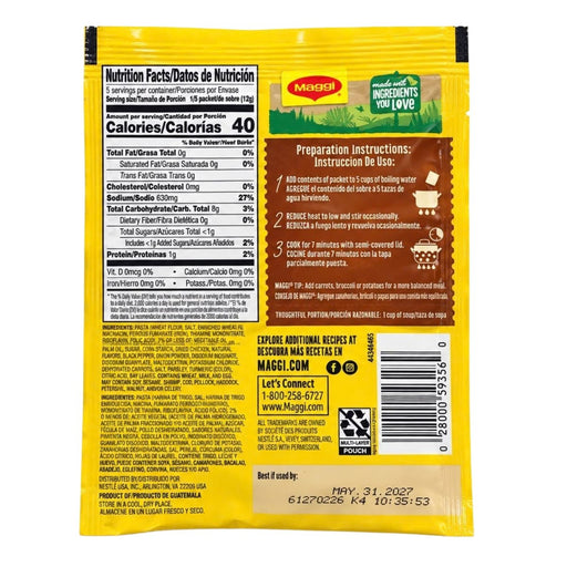 Maggi Sopa Criolla Gallina con Fideos 60,1g - Sabores Market