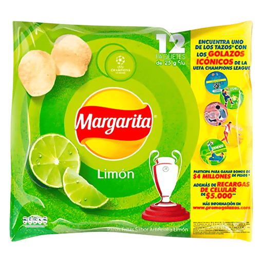Margarita Limón Pack - 12 Unidades - Sabores Market