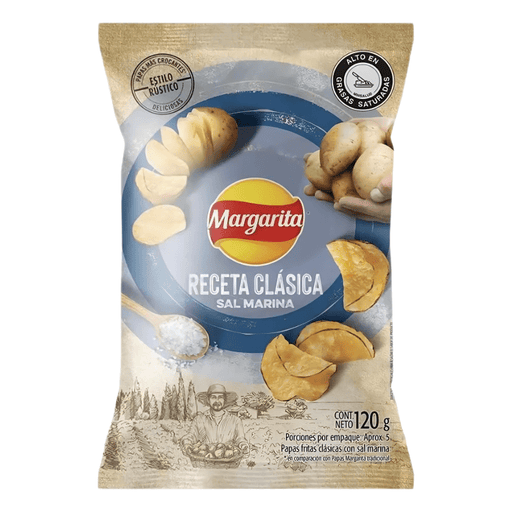 Margarita Papas Sal Marina 120g - Sabores Market