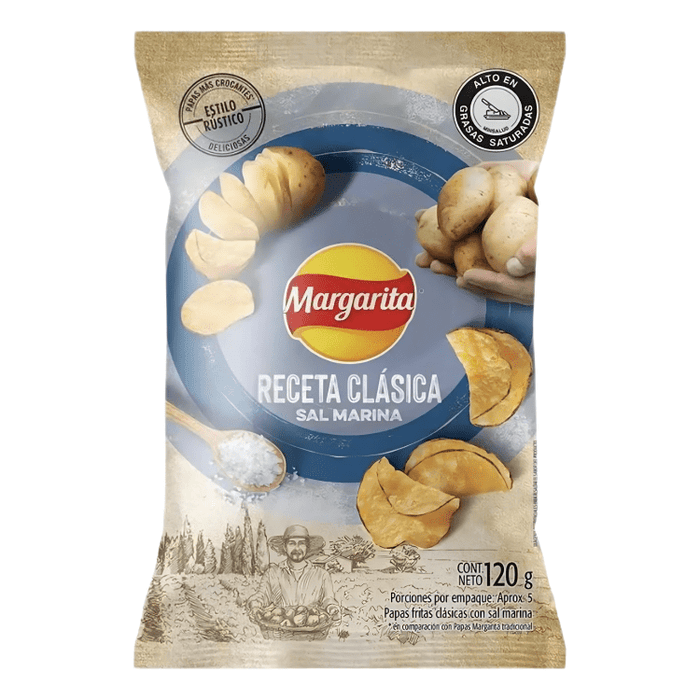 Margarita Papas Sal Marina 120g - Sabores Market
