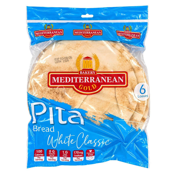 Mediterranean Gold Pan Pita 6 und - Sabores Market