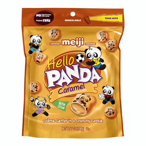 Meji Hello Panda Caramelo 198g - Sabores Market