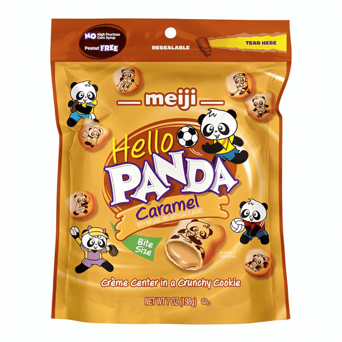 Meji Hello Panda Caramelo 198g - Sabores Market