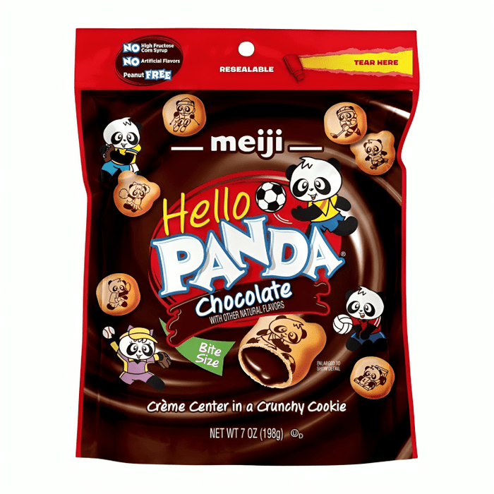 Meji Hello Panda Chocolate 198g - Sabores Market