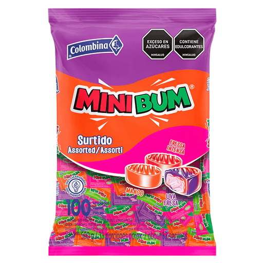 Mini Bum Surtido - 100 Unidades - Sabores Market