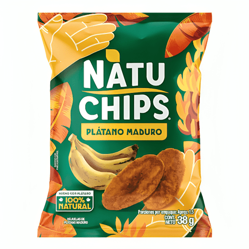 Natuchips Platano Maduro 38g - Sabores Market