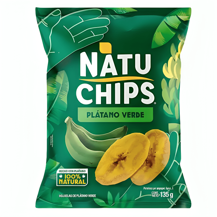 Natuchips Platano Verde 135g - Sabores Market