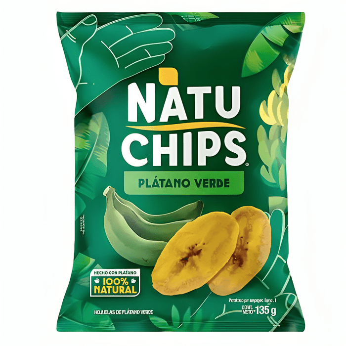 Natuchips Platano Verde 135g - Sabores Market