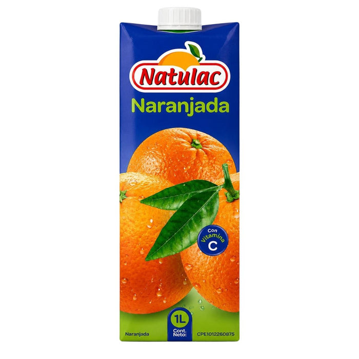 Natulac Jugo de Naranja 1 Lt - Sabores Market