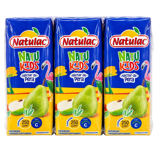 Natulac Jugo de Pera 250ml - 3 Pack - Sabores Market