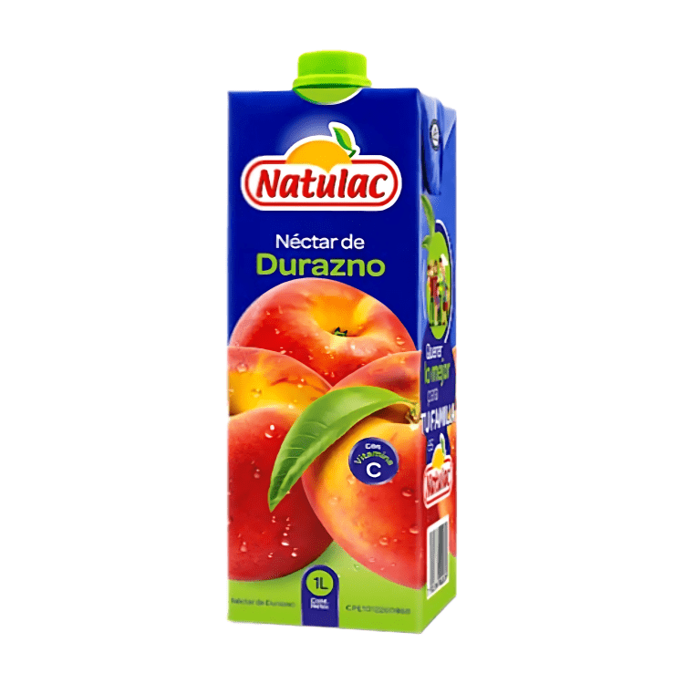 Natulac Jugo Durazno 1 LT - Sabores Market