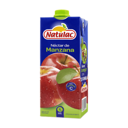 Natulac Jugo Manzana 1 LT - Sabores Market