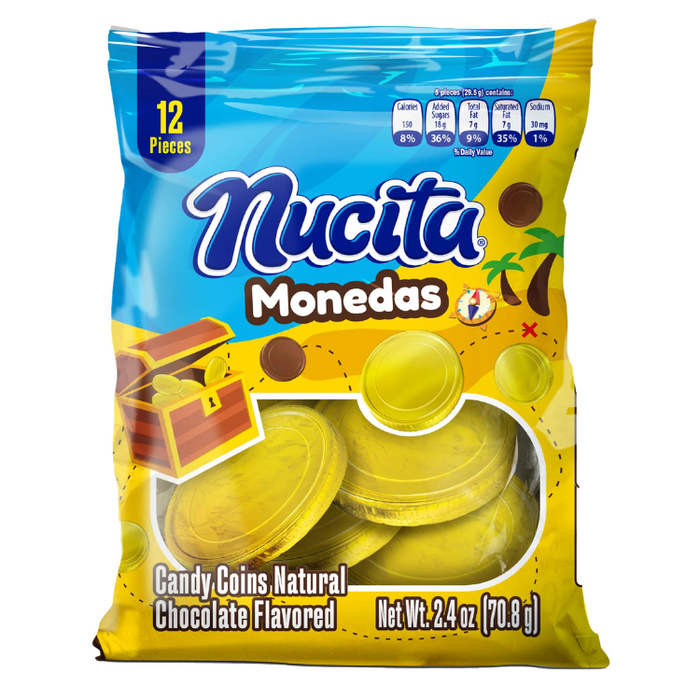Nucita Monedas 70.8g - Sabores Market