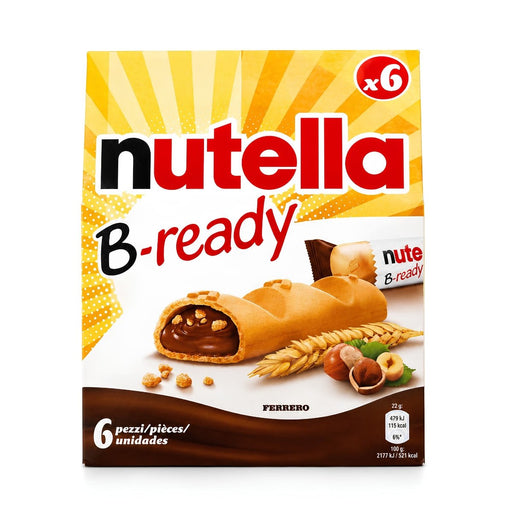 Nutella B-Ready x6 Und 132g - Sabores Market