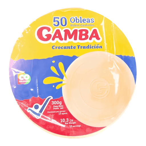 Obleas Gamba - 50 Unidades - Sabores Market