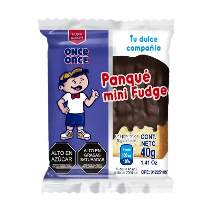 Once Once Panque Mini Fudge - 6 Unidades - Sabores Market