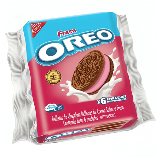 Oreo Fresa Venezolana - 6 Empaques - Sabores Market