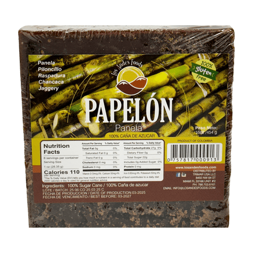 Papelón Panela 454g - Sabores Market