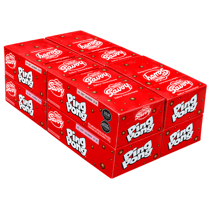 Ping Pong Mani Cubierto sabor a Chocolate 150g - Sabores Market