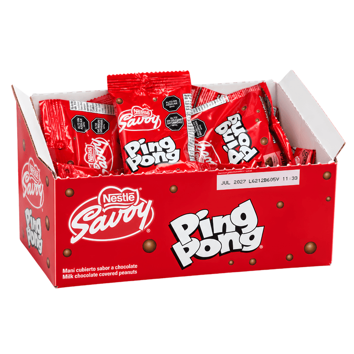Ping Pong Mani Cubierto sabor a Chocolate 150g - Sabores Market