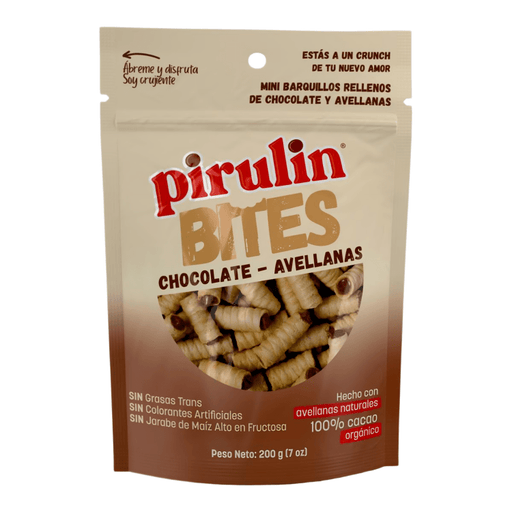 Pirulin Bites Chocolate y Avellanas 200g - Sabores Market