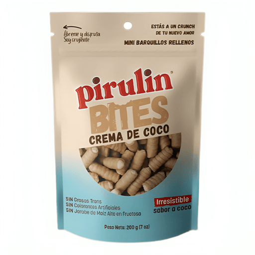 Pirulin Bites Crema De Coco 200g - Sabores Market