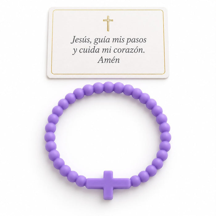 Pulsera Cruz de Plastico - Sabores Market