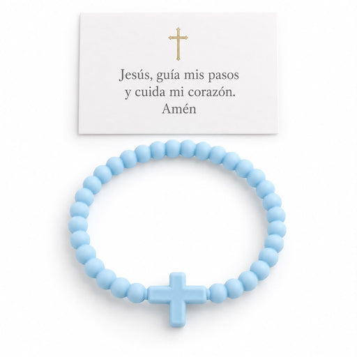 Pulsera Cruz de Plastico - Sabores Market