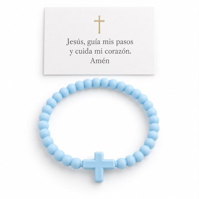 Pulsera Cruz de Plastico - Sabores Market