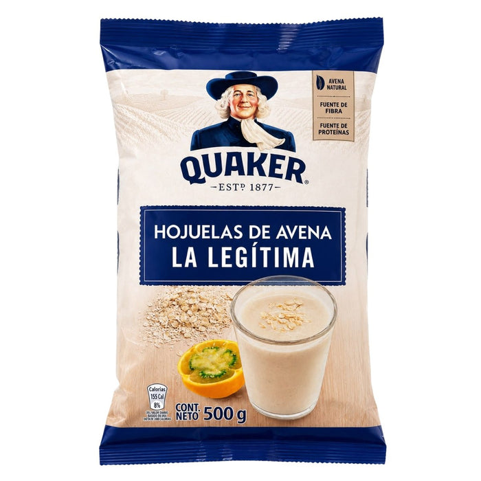 Quaker Hojuelas de Avena la Legitima 500g - Sabores Market